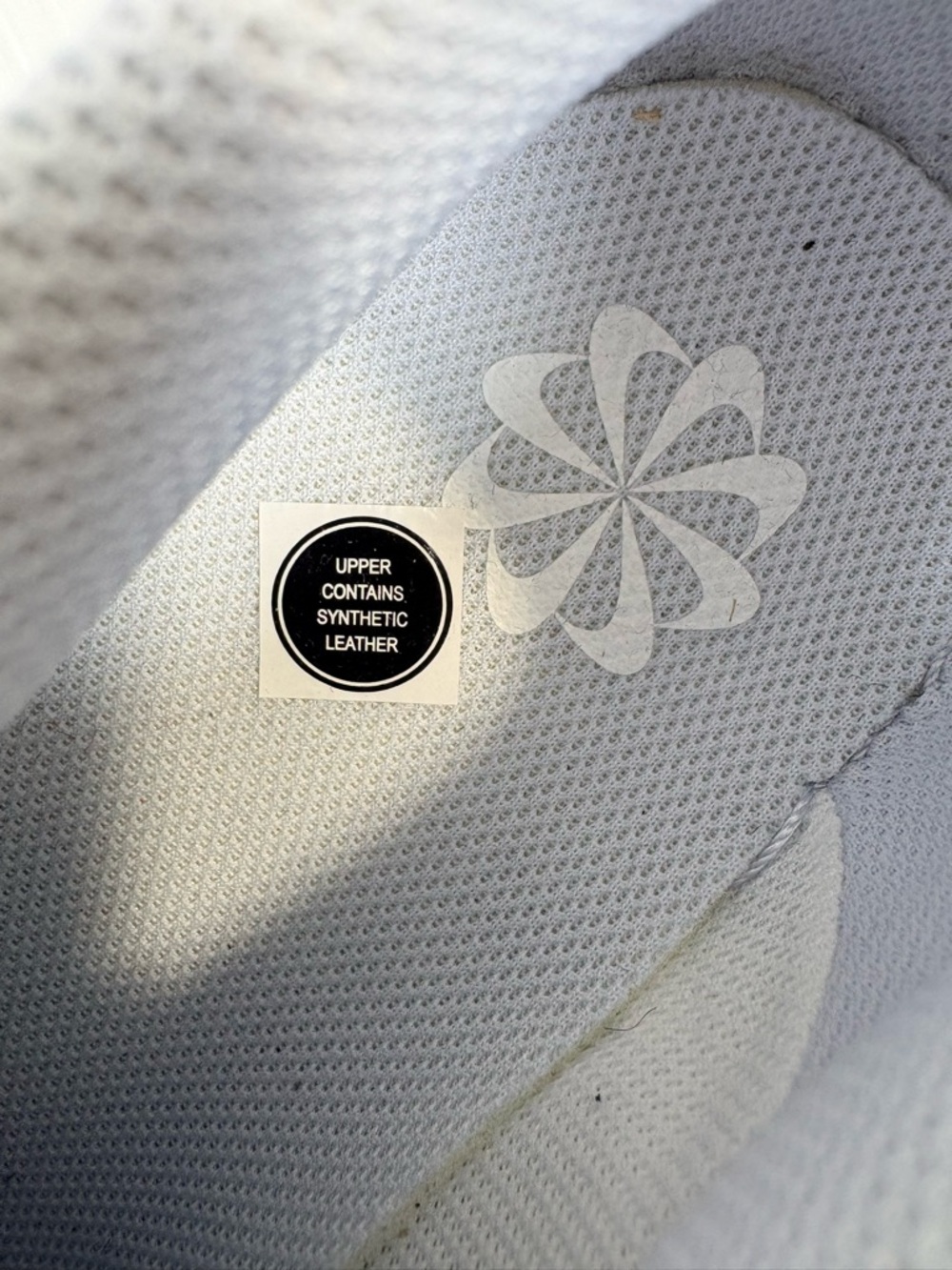 Nike Court Vision Low Next Nature White Grey Womens Sneakers Sz9.5 Streetwear - Picture 6 of 7